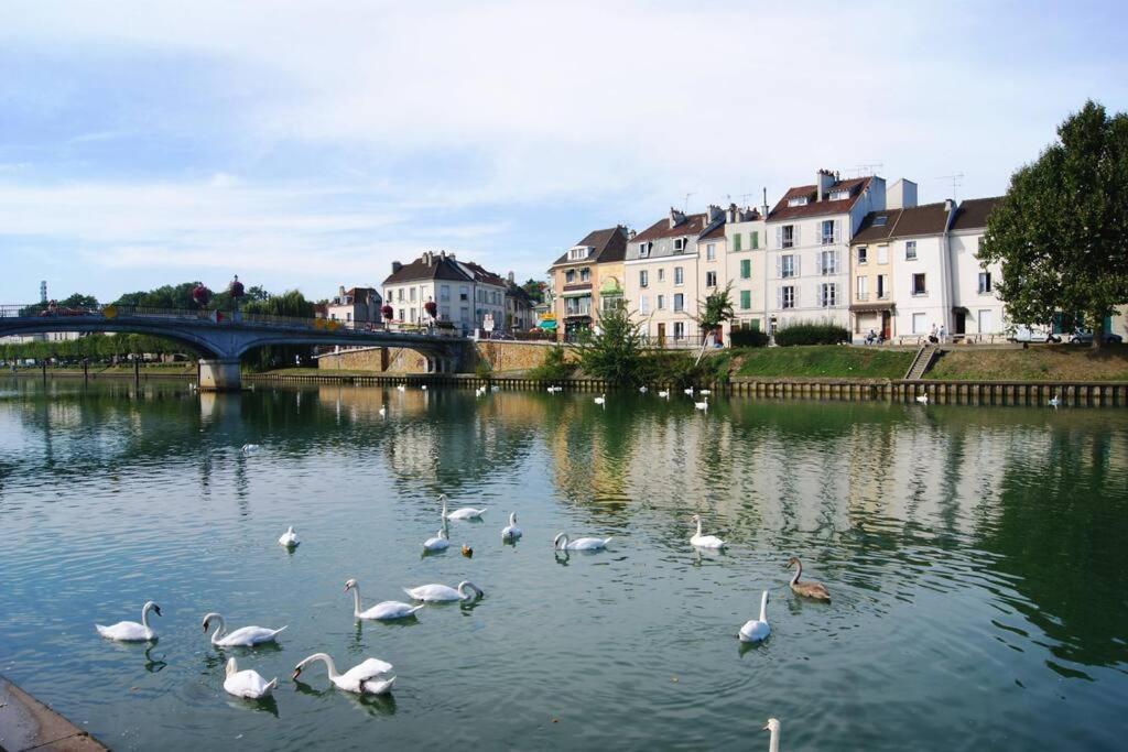Coeur De Ville Avec Parking+Gare A Proximite De Disney Et Paris Lagny-sur-Marne ภายนอก รูปภาพ